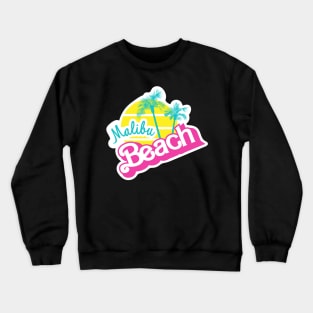 Malibu Beach Doll core style logo design Crewneck Sweatshirt